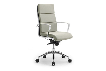 White or greyframe executive office armchair Origami CU