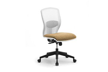 white or grey frame operational mesh office armchair with nylon base Sprint RE