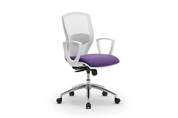 Contemporary design white or grey mesh task armchairs Sprint RE