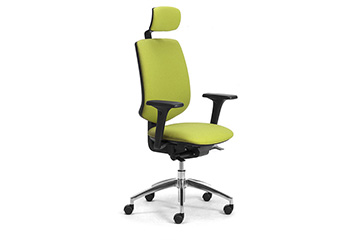 Ergonomic office chairs with arms and headrest Active