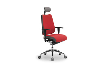 Ergonomic armchairs with headrest for trading, video editing and call center DD Dinamica