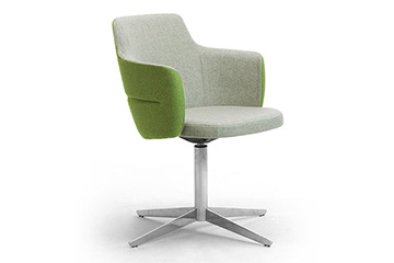 Modern design visitor armchairs for office lobby, reception, and entrance hall Opera