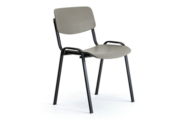 Coloured ISO chair for catering, restaurants, fastfoods, pubs and bars Sally