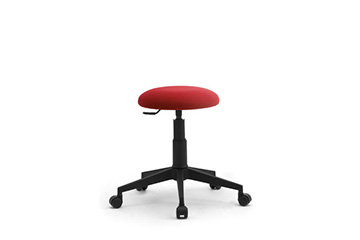 Swivel stool with armrests and footrest for laboratory and industry Saloon