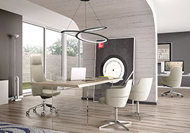 Unique style swivel chairs and armchairs for executive office Opera