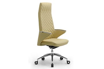 Leather design armchairs for trading and video editing workstation Zeus