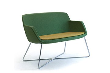 Modern sofa for waiting room with minimal design for hotel lobby and office entrances Gaia