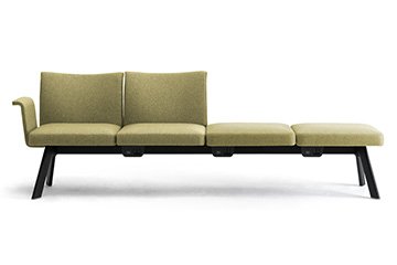 Modular benches for open space public area for long or short waiting in hotel lobby OLA
