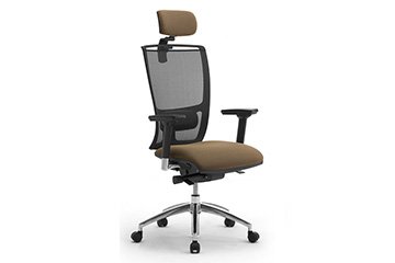 Ergonomic mesh office chairs with headrest Cometa