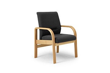 wooden sofas for linving and waiting room Wood-B