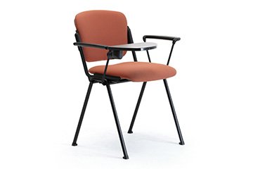 Lecture hall meeting armchairs with writing tablet for hotel contract furniture Cortina