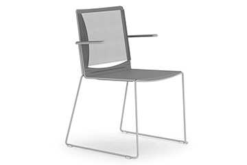 Modern design 4 legs armchairs for training rooms and meeting areas I Like