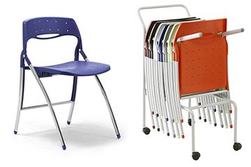 Four legs folding chairs for congress room, meeting and training room Arcade