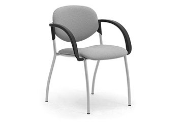 stacking dining chairs with chrome legs Wendy
