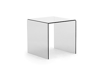 Side tables with transparent top Tre Di