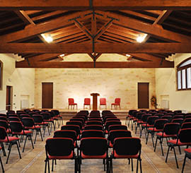 Chairs for aula magna, conference center and multipurpose room Cortina