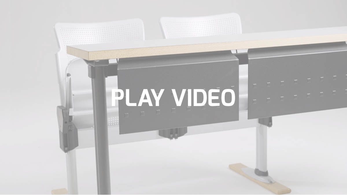 Benches with fixed or tip-up seats for didactic and lecture halls | LaMia by Leyform