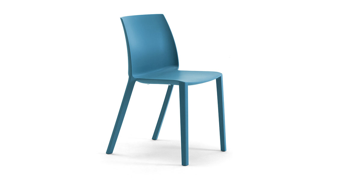 Blue outdoor cheap plastic chairs