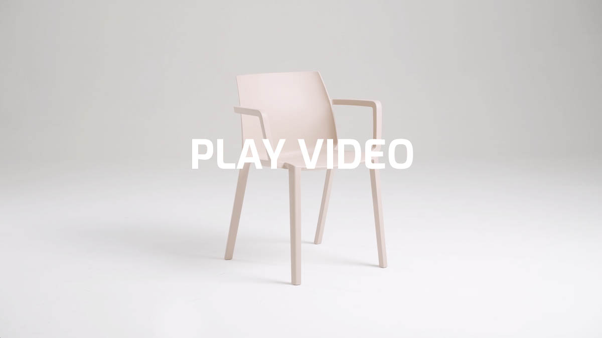 Modern plastic chair for outdoor conferences | Greta by Leyform