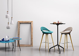 Design stools for breakfast counter and bar corner at home Samba