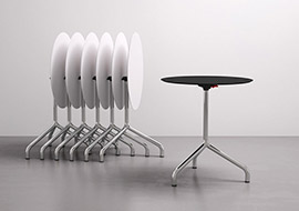 High round tables for bars, bistros, pubs and restaurants Polar