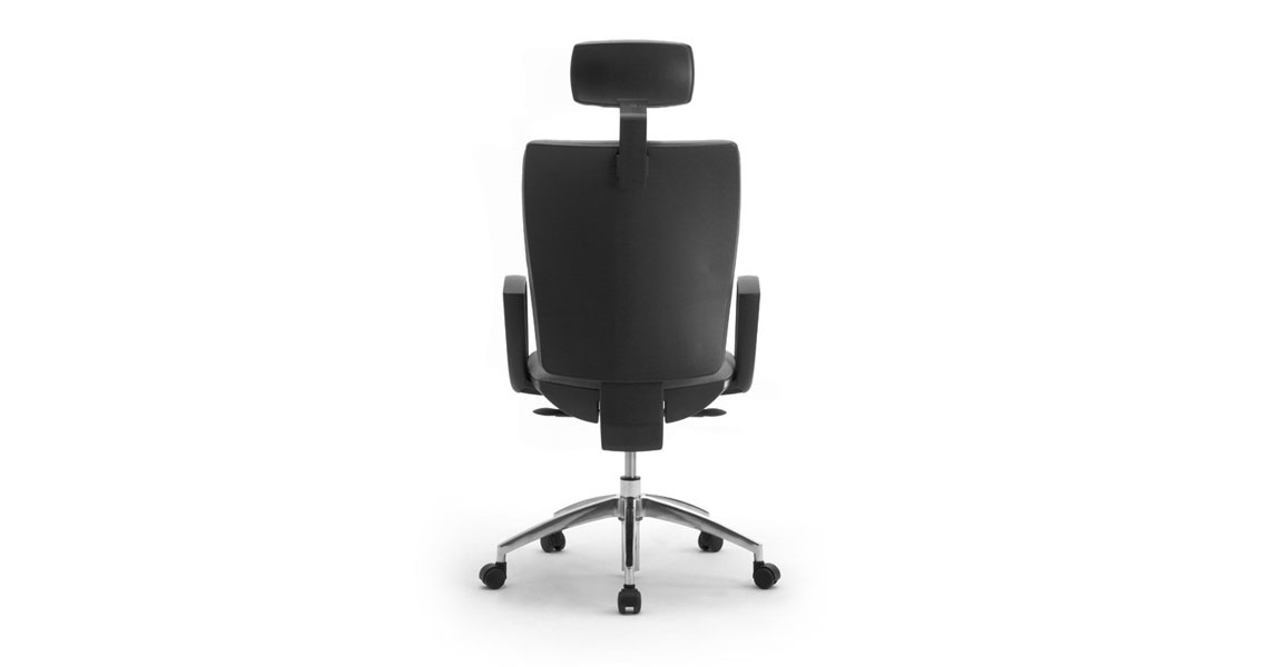 Task high back office chairs with headrest Leyform